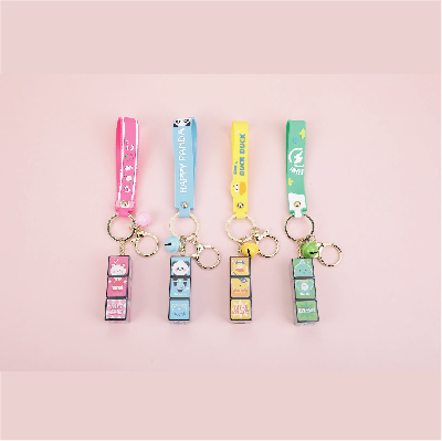 Porte-clés-cube-magique -animal-mignon-idee-cadeau