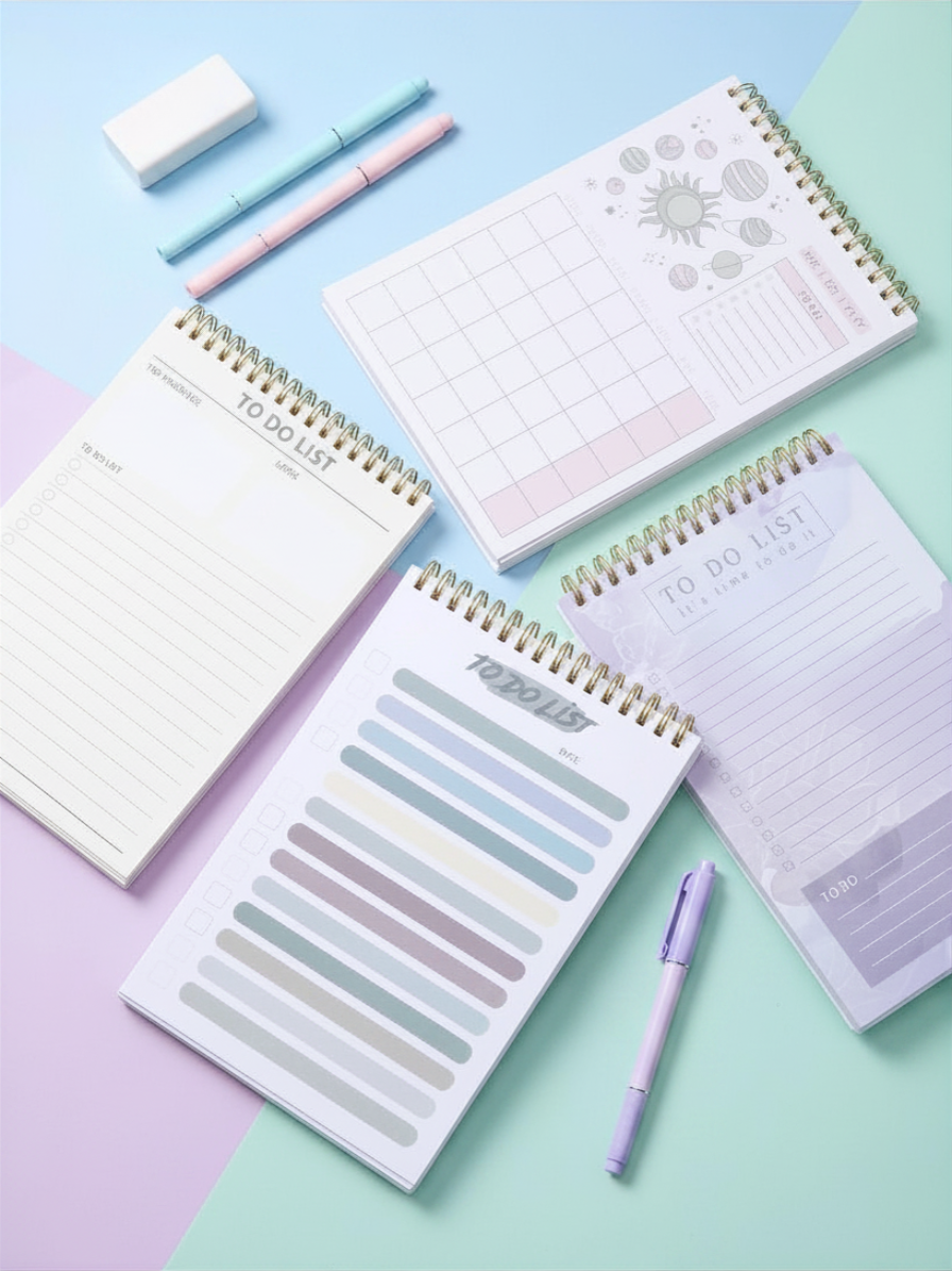 Bloc-notes TO-DO List 50 pages – 6 designs différents | YOYOSO