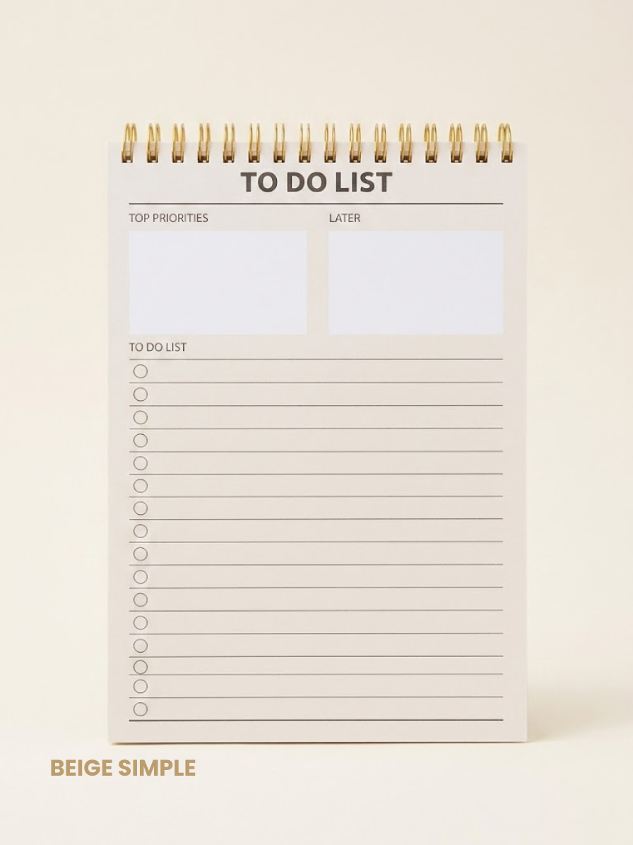Bloc-notes TO-DO List 50 pages – 6 designs différents | YOYOSO – Image 4