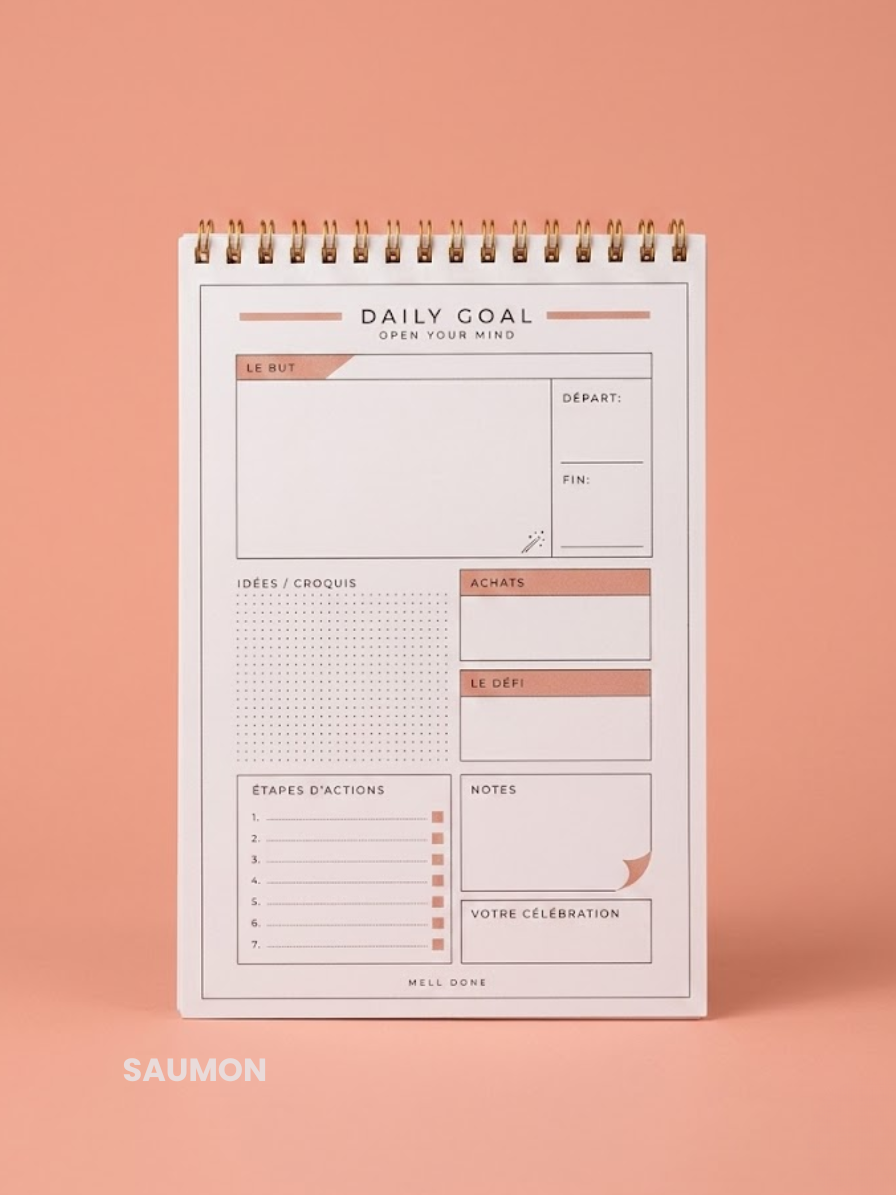 Bloc-notes TO-DO List 50 pages – 6 designs différents | YOYOSO – Image 6