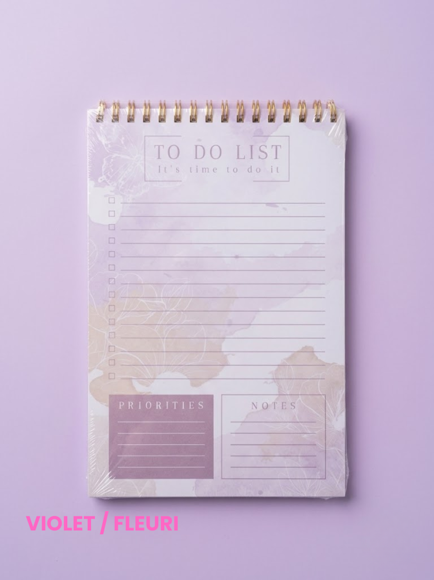 Bloc-notes TO-DO List 50 pages – 6 designs différents | YOYOSO – Image 2